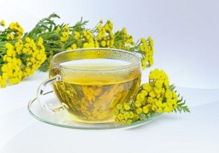 Tansy infusion will help remove parasites from the body