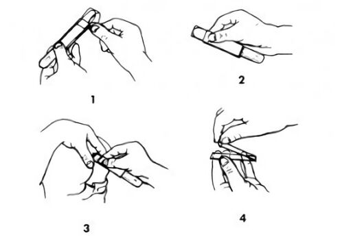 scratching to identify parasites